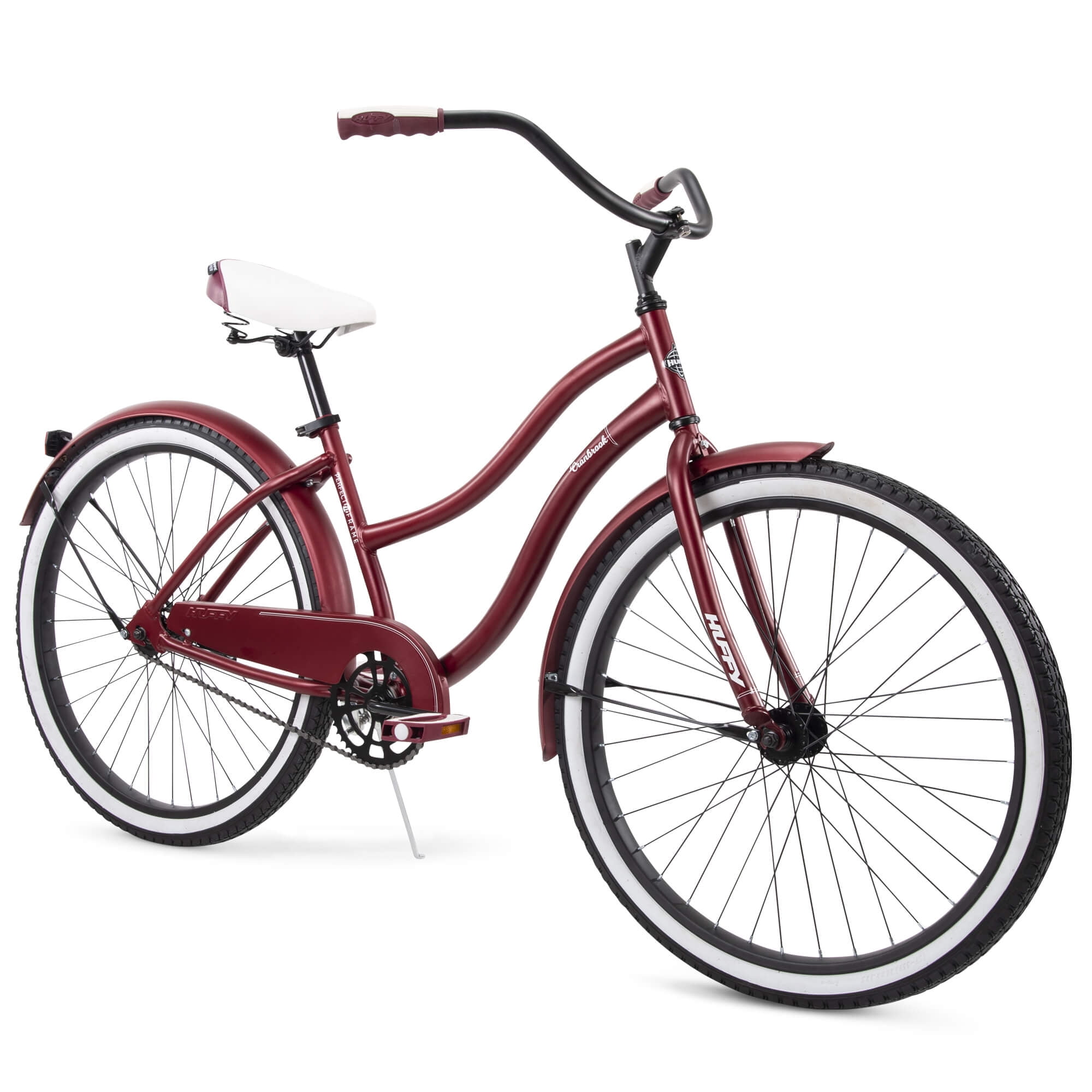 Silver ✅Huffy 24" Cranbrook Girls' Cruiser Bike with Perfect Fit Frame 