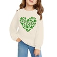 thumbnail image 3 of Mercatoo Girls Boys St 𝐏atri𝐜𝐤s Day Shirt Love 2025 Long Sleeve Irish Sweatshirts Kids St 𝐏atri𝐜𝐤s Day Clothes, 3 of 6