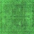 thumbnail image 1 of Ahgly Company Indoor Square Abstract Green Modern Area Rugs, 5' Square, 1 of 4
