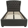 thumbnail image 3 of Flash Furniture Barletta Tufted Upholstered Twin Size Platform Bed in Dark Gray Fabric, 3 of 4