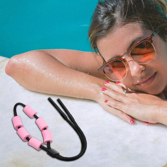 Clispeed Pink Scalable Floating Glasses Strap Durable Sports Glasses Hanging Rope for Active Use