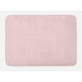thumbnail image 1 of Valentine's Day Bath Mat, Romantic Love Design of Continuous Heart Shapes Passionate Vibes, Plush Bathroom Decor Mat with Non Slip Backing, 29.5" X 17.5", Rose Pale Pink White, by Ambesonne, 1 of 2