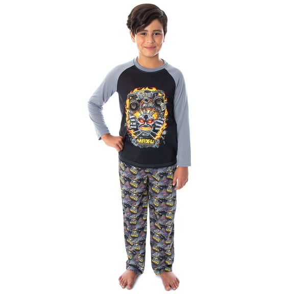 Monster Jam Trucks Boys' Maximum Destruction MAX-D 2 PC Pajama Sleep Set