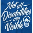 thumbnail image 2 of Not All Disabilities are Visible Long Sleeve TShirt Men Women Brisco Brands M, 2 of 6