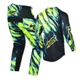 thumbnail image 2 of Willbros Motocross Jersey Pant Combo Mens Women Dirt Bike MX Gear Set Off-road Racewear Riding Racing Neon Yellow (Jersey Adult L/Pants W34), 2 of 12