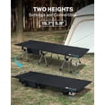thumbnail image 4 of Cuna de camping Gonex ultraligera plegable con extensores de piernas de 350 libras, 4 of 6