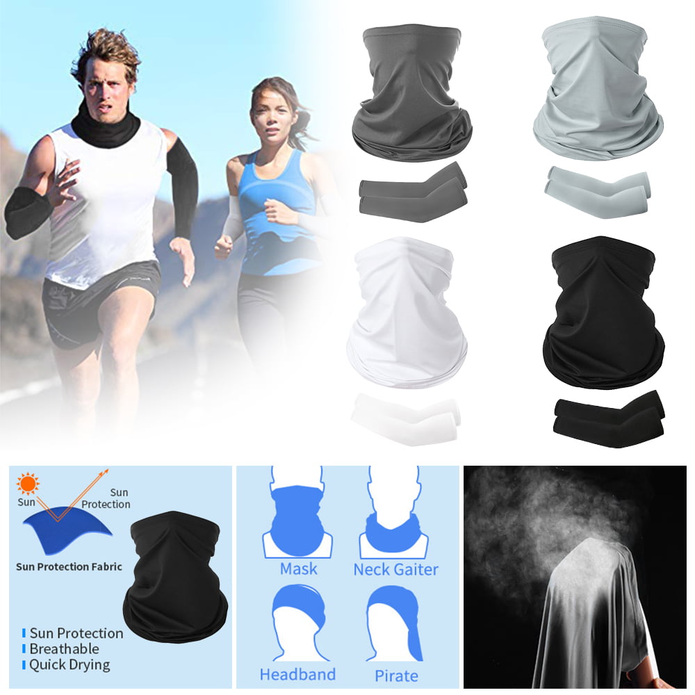 Details about   Outdoor Sports Neck Gaiter Face Cover Cooling Bandana Headband Face Scarf 
