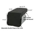 thumbnail image 3 of Covered Living Outdoor Built-In Side Burner Cover Black 13.75"W x 24"D, 3 of 3