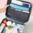 thumbnail image 5 of Zippered Aid Bag Medicat Izer With Ox Cloth,grey, 5 of 5