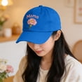 thumbnail image 6 of Roiihwy Basketball Mom Hat for Women Grandma, Blue, 21.7"-23.6", Adjustable Cotton Mama Mother's Day Gifts Baseball Cap, 6 of 7