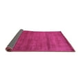 thumbnail image 2 of Ahgly Company Indoor Square Abstract Purple Contemporary Area Rugs, 4' Square, 2 of 4