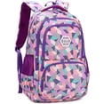 thumbnail image 1 of LAICAIW Geometric-Print Backpack School-Bag for Girls Middle-School Elementary Bookbags, 1 of 7