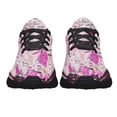 thumbnail image 5 of Pumpkin Gnomes In October We Wear Pink Breast Shoes Sneakers for Women Men Black Size 4, 5 of 7