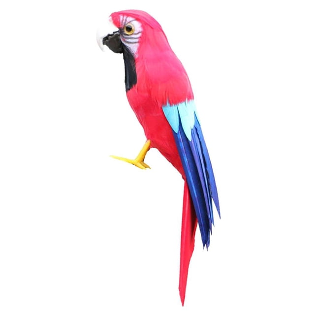 Pájaro pequeño de espuma artificial Cola decoración de plumas