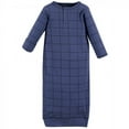 thumbnail image 2 of Touched by Nature Baby Boy Organic Cotton Henley Long-Sleeve Gowns 3pk, Elephant, 0-6 Months, 2 of 4
