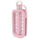thumbnail image 3 of Hervidor de hielo plegable, molde portátil de silicona para hacer bolas de hielo, color rosa, 3 of 14