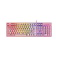 thumbnail image 1 of Teclado Irfora Huntsman Teclado mecánico Gaming Interruptor opto-mecánico 104 Teclas RGB Retroiluminación Teclado con cable Rosa Irfora Teclado, 1 of 2