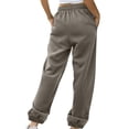 thumbnail image 6 of SOOMLON Trouser Pants for Women with Pockets Plus Size Elastic Waist Jogger Vintage Pants Casual Camping Workout Clothes, 6 of 6