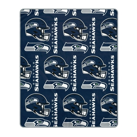 Pegasus Seattle Seahawks 50" x 60" Homefield Stacked Logos Ultra Soft Blanket