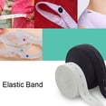thumbnail image 4 of Buttonhole Elastic Band 3/5" Spool Rope Roll 43.7 Yards DIY Adjustable Sewing Crochet Stretch Rope for Pregnant Woman Baby Garment, 4 of 5