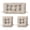 Beige, variant on Indoor Outdoor 3 Piece Tufted Wicker Settee Cushions for Large Wicker Sets ,Outdoor Loveseat & U-Shaped Seat Cushions Weather Resistant (2- 22"x22" 1- 44"x22"), 3 Piece Set