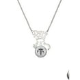 thumbnail image 2 of Delight Jewelry Silvertone Domed Black PTA Silvertone Dream Big Pendant Necklace, 25", 2 of 4