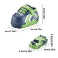 thumbnail image 6 of EASTIN Kids Catapult Racing Car Toy Interactive Board Game Competitive Catapult Car with Shoe Shape Launcher (Green), 6 of 7