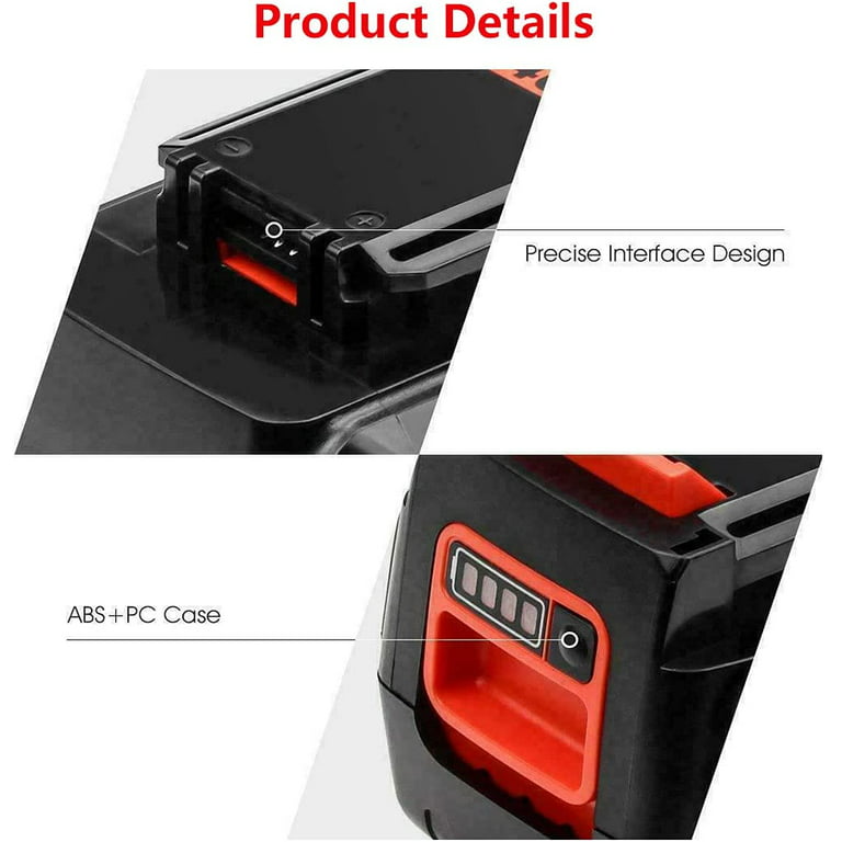 3.0AH Lithium Battery / Charger For Black+Decker 40Volt Max