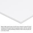 thumbnail image 4 of Unique Bargains ABS Plastic Sheet 7 Inch x 4 Inch x 0.2 Inch ABS Styrene Sheets for Building Model Crafts Panel White 3 Pcs, 4 of 6