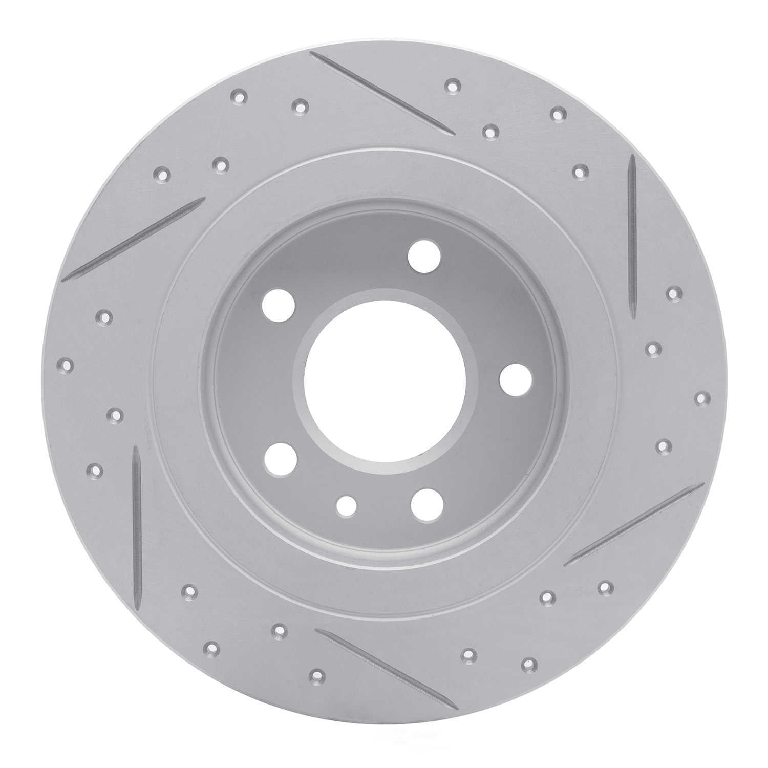 Dynamic Friction Company 830-47044L DFC Geoperformance Rotor - Drilled and Slotted