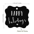thumbnail image 7 of Inkdotpot Pack Of 100 Real Silver Foil Bracket Shape Paper Tags Happy Holiday Favor Hang Tags, 7 of 7