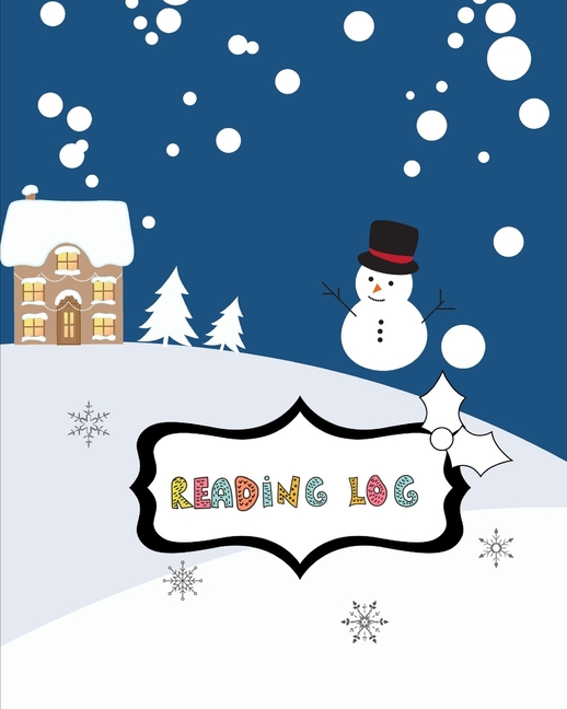 Reading Log: Reading log Book Christmas themed design cover, Record all