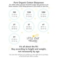 thumbnail image 3 of Little Star Organic Baby & Toddler Girls 4 Pc Long Sleeve Shirts & Pants Pajamas, Size 9 Months-5T, 3 of 4