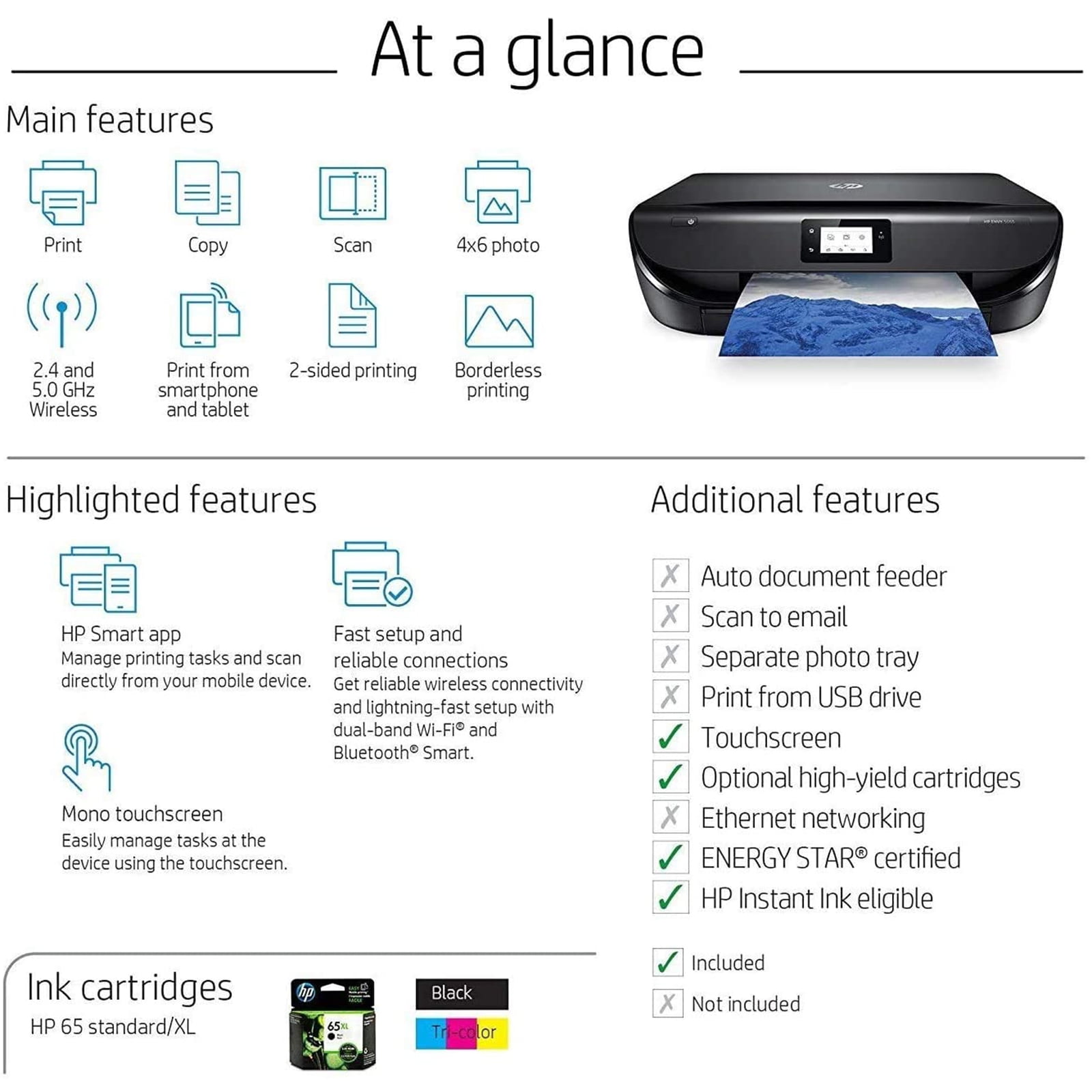 hp envy 5055 ink walmart