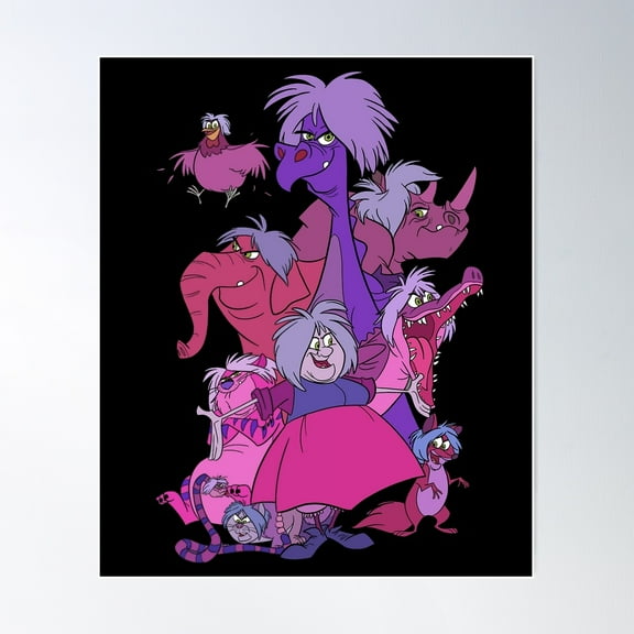 Mim’S Menagerie Poster Wall Art, Modern Wall Decor For Living Room Bedroom, 8x12 UNFRAMED