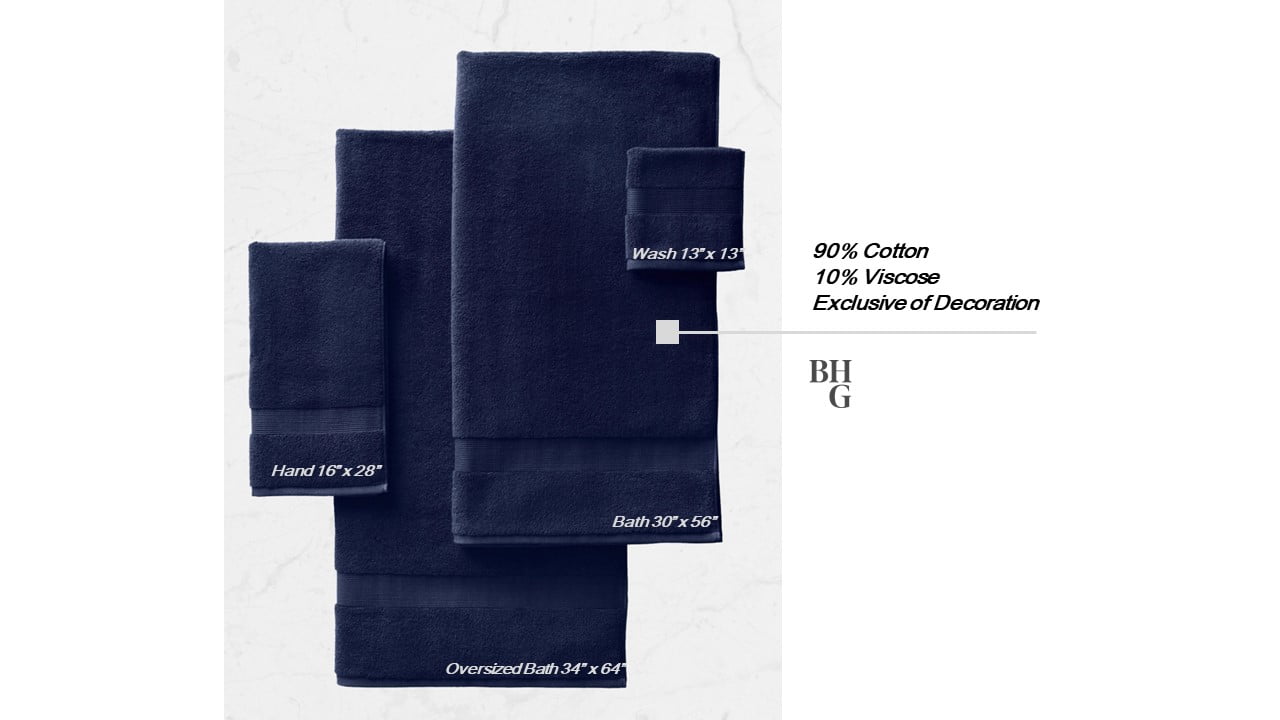 Better Homes & Gardens Signature Soft Solid Cotton 2 Piece Bath Sheet Set,Brown Basket