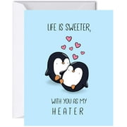 Funny Valentines Day Anniversary Card for Him Her / Boyfriend Girlfriend / Husband Wife / Birthday Greeting Card (Life