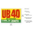 thumbnail image 2 of UB40 in Concert at Zenith Theater - Paris France - Vintage Music Poster c.1983 - Master Art Print 10in x 14in, 2 of 4