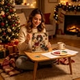 thumbnail image 4 of DIY Christmas 3D Pearl Diamond Painting Art Kit with Frame, Sparkling Raised Bead Christmas Wall Decor for Home Decoration and Gift (Cookie cat), 4 of 5