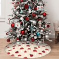 thumbnail image 4 of Cauagu 36" Christmas Tree Skirt Ladybug With Mushroom Pattern Christmas Tree Decorations Tree Mat for Xmas Decorations Occasion Holiday Home Decor -36", 4 of 7