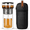 Black, variant on ZENS Modern Glass Tea Infuser Teapot, Smart One Touch Tea Maker for Loose Tea Diffusers with Insulated Mug and Portable Tea Kits