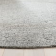 thumbnail image 3 of SAFAVIEH Braided Ronan Solid Reversible Area Rug, Gray, 3' x 3' Round, 3 of 11