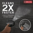 thumbnail image 2 of Delta Faucet ProClean Matte Black Hand Shower with Slide Bar, Handheld Shower with High Pressure Spray, Black Shower System with Handheld, Matte Black 51584-BL, 2 of 5