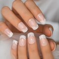 thumbnail image 1 of Puntas de manicura francesa con degradado beige Uñas postizas naturales preciosas y elegantes Uñas descoloridas Diseñadas a presión en las uñas de manicura Tan Jianjun  unisex, 1 of 2