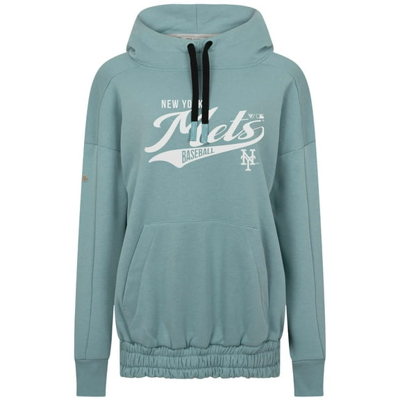 Women's Levelwear Blue New York Mets Waterfall Glide Pullover Hoodie