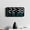 B, variant on Multi-Functional LED Digital Alarm Clock, Dual Power Supply Desk Clock With Time Date Temperature DST Display, Adjustable Brightness Plastic Clock For Bedroom Living Room (Batteries Not Included)