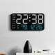 thumbnail image 1 of Reloj electrónico para muebles de oficina en casa, reloj despertador digital multifuncional, reloj LED con pantalla de fecha y temperatura, reloj digital, 1 of 6