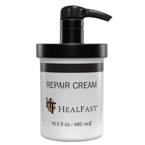HealFast Crema hidratante reparadora de piel sensible, 16 onzas, para picazón seca, combate erupciones, sequedad, estrías, quemaduras solares y llagas, ingredientes a base de hierbas y alimentos