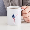 thumbnail image 4 of CafePress - Football Punter American Flag Mugs - 11 oz Ceramic Mug - Novelty Coffee Tea Cup, 4 of 4