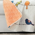 thumbnail image 3 of Lush Decor Rowley Birds Animal Print Reversible Throw, 60x50, Multi, Single, 3 of 11